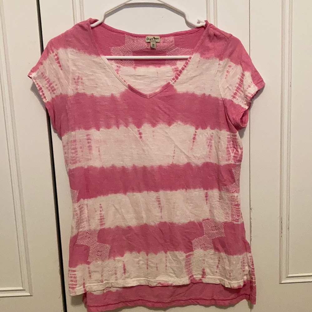 Chip and Pepper! EUC! Women’s XS pink tie dye shirt sleeve tee